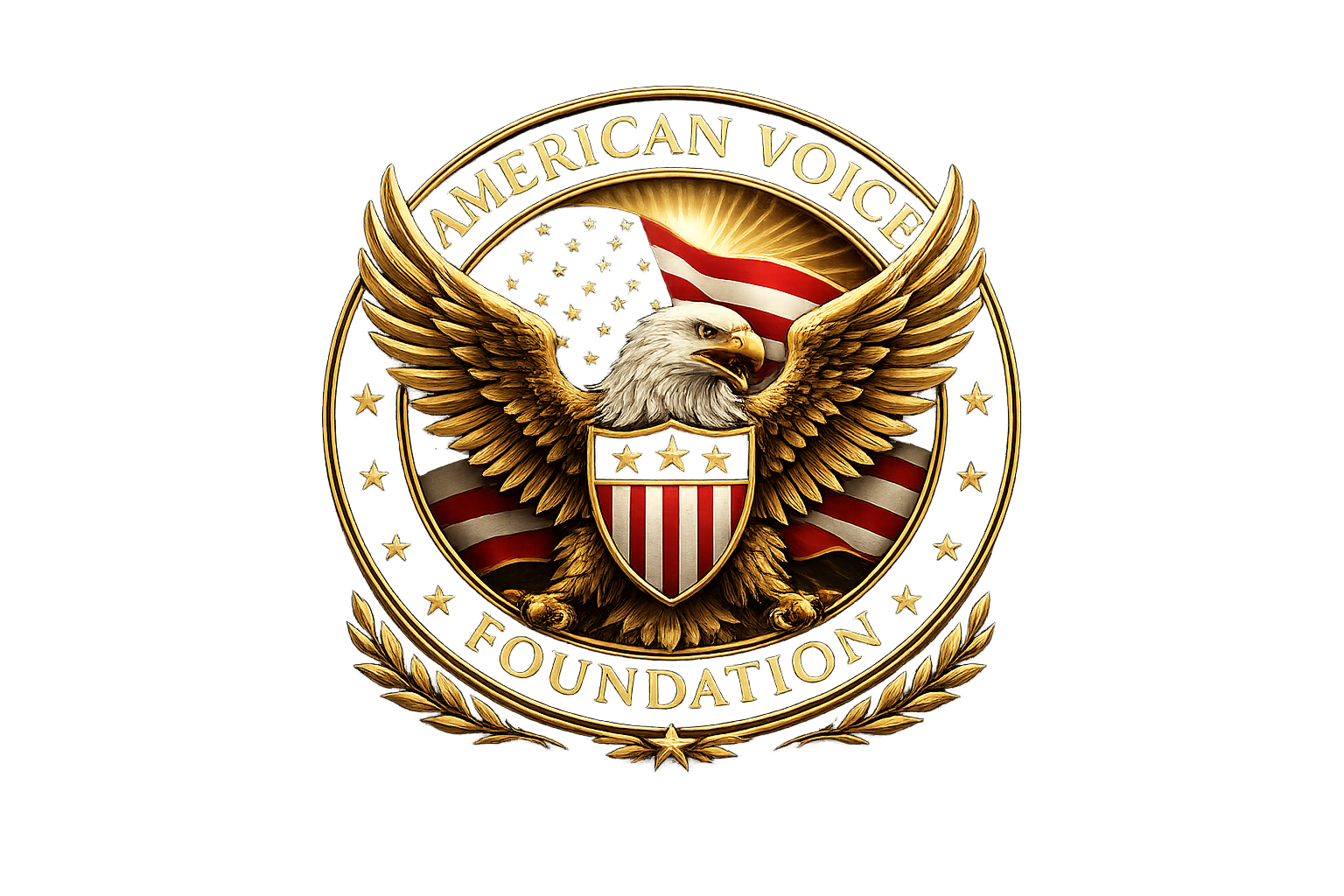 American Voice Foundation eagle emblem